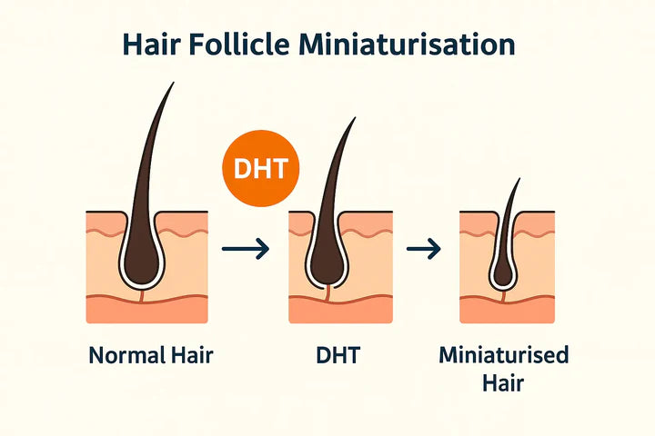 Hair loss comparison